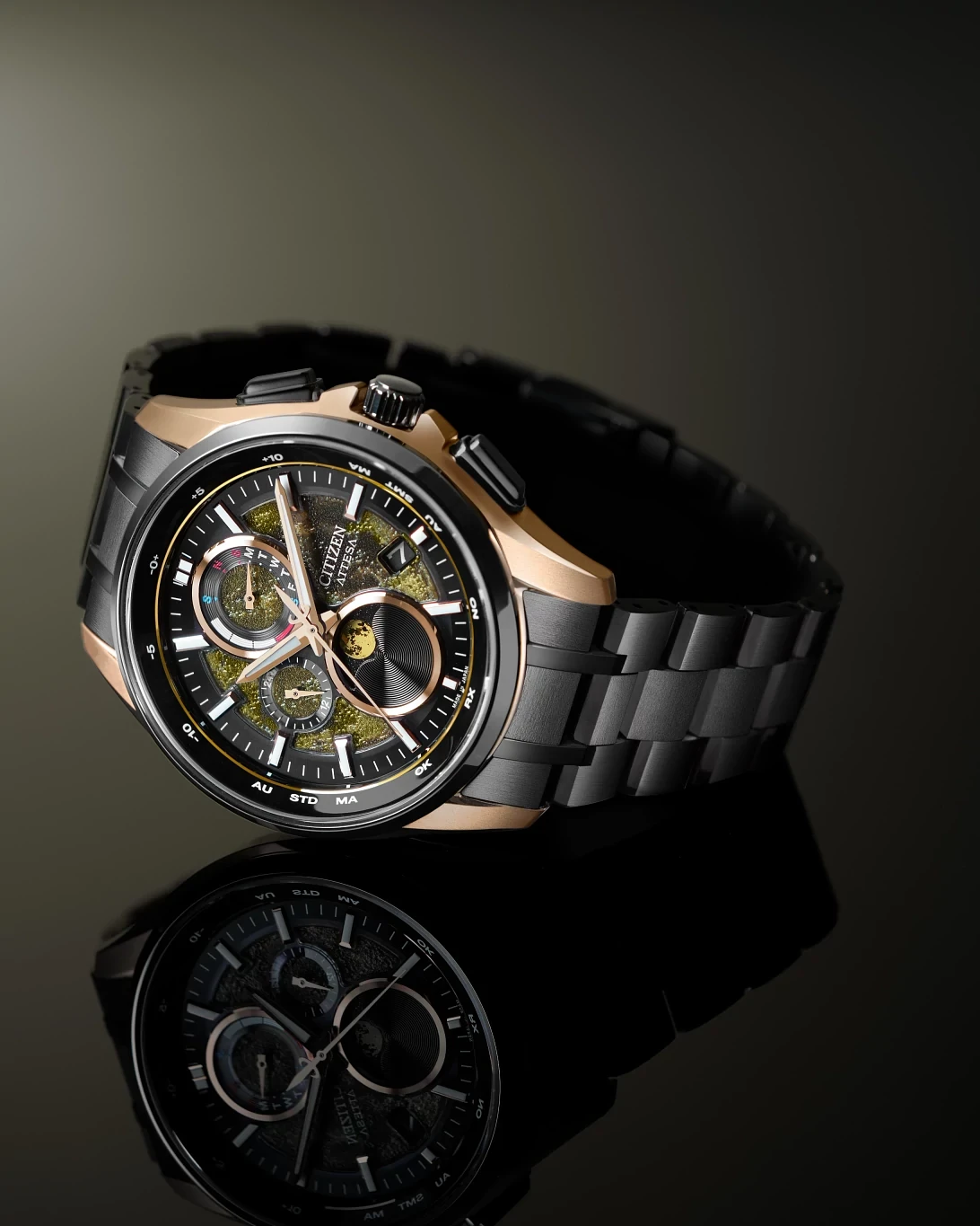 【美品】CITIZEN ATTESA BY1009-64Y 腕時計 CITIZEN ATTESA BY1009-64Y HAKUTO-R Limited Eco-Drive